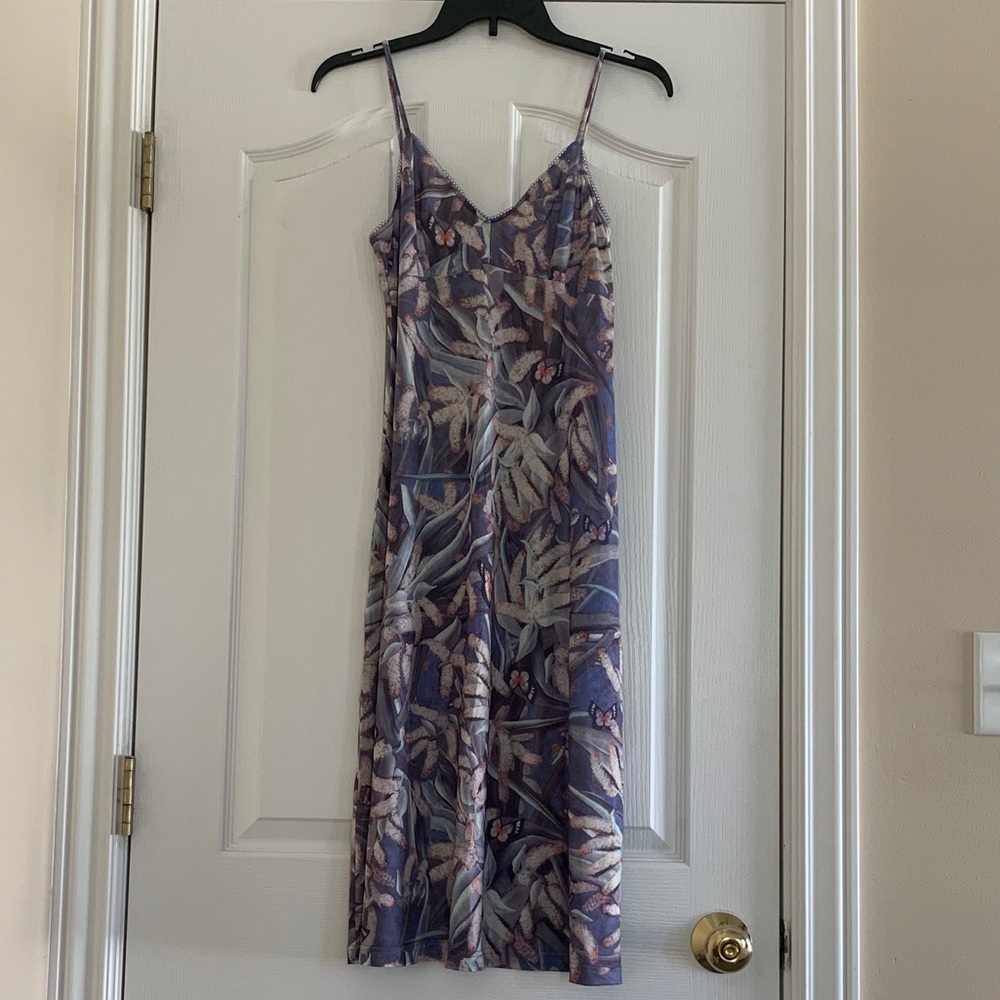 Zimmermann Lavender Floral Midi Dress - Picture 8 of 10